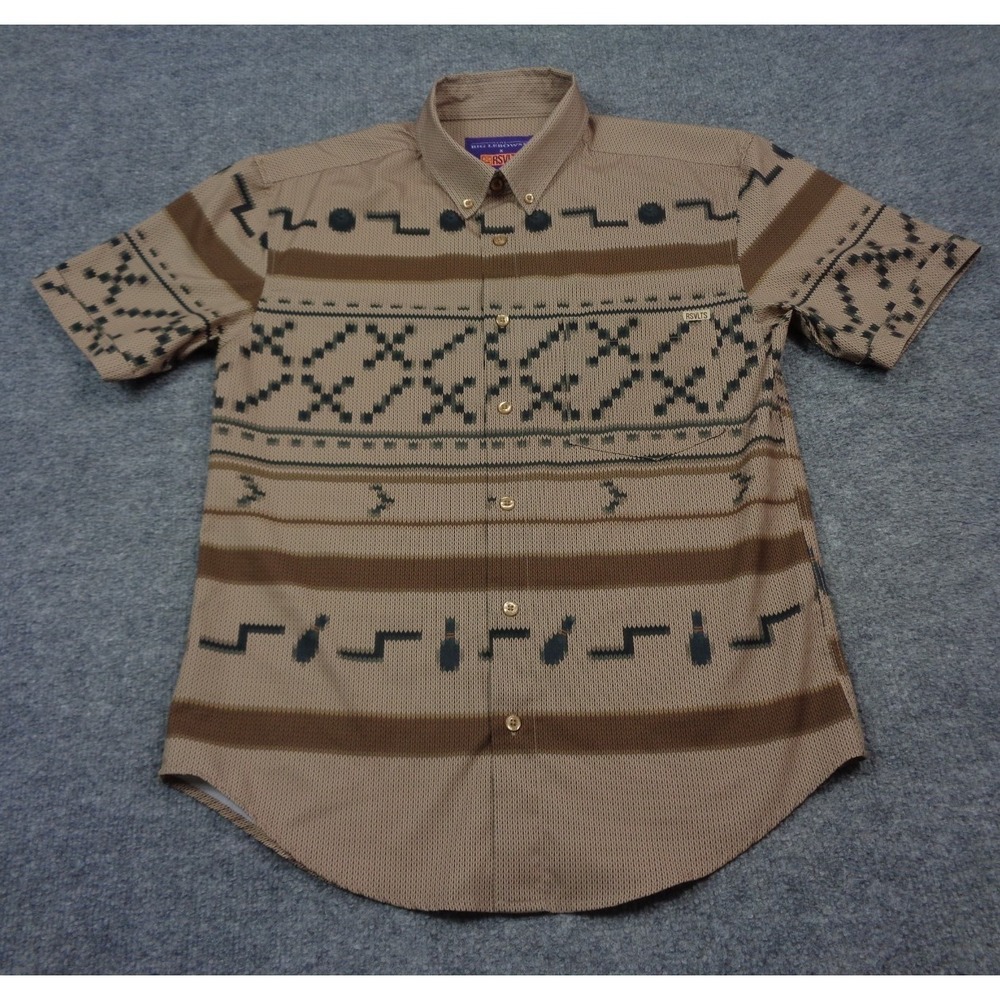 The Big Lebowski RSVLTS  Shirt Mens S Breakfast Balls El Duderino All Day Polo